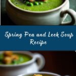 Spring Pea Soup with Leeks and Lentils Recipe