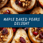 Easy Maple Baked Pears Recipe