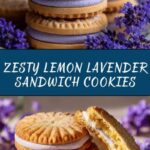 Lemon Lavender Sandwich Cookies Recipe