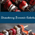Strawberry Brownie Kabobs Recipe