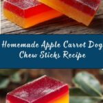 Apple & Carrot Chew Sticks for Dogs Recipe