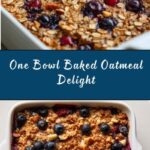1 Bowl Baked Oatmeal Recipe
