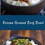Korean Ground Beef Bowl Recipe