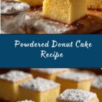 Powdered Donut Cake Recipe