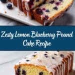 Lemon Blueberry Pound Cake Recipe
