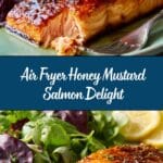 Air Fryer Honey Mustard Salmon Recipe
