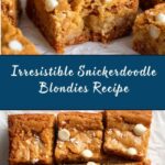 Snickerdoodle Blondies Recipe
