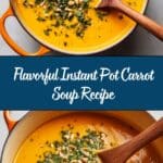 Spicy Instant Pot Carrot Soup Recipe