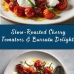 Slow-Roasted Cherry Tomatoes & Burrata Recipe