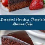 Flourless Chocolate Almond Cake with Chocolate Ganache Frosting Recipe