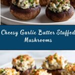 Garlic Butter and Feta Stuffed Mushrooms Recipe