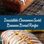 Cinnamon Swirl Banana Bread Recipe