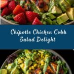Summer Chipotle Chicken Cobb Salad with Cilantro Vinaigrette Recipe