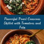 Pearl Couscous Skillet with Tomatoes, Chickpeas, and Feta Recipe