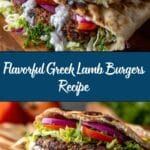 Greek-Style Lamb Burgers Recipe