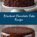 Blackout Chocolate Cake Recipe