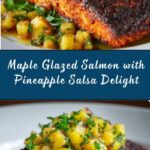 Maple Glazed Salmon with Pineapple Salsa Recipe