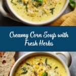 Summer Corn Soup with Fresh Herbs Recipe