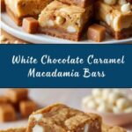 White Chocolate Caramel Macadamia Bars Recipe