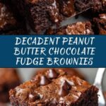 Peanut Butter Chocolate Fudge Brownies Recipe