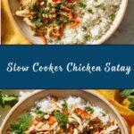 Slow Cooker Chicken Satay Recipe