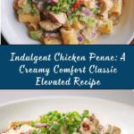 Indulgent Chicken Penne: A Creamy Comfort Classic Elevated Recipe