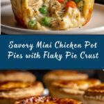 Mini Chicken Pot Pies with Pie Crust Recipe