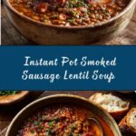 Instant Pot Smoked Sausage and Lentil Soup Recipe