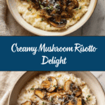 Creamy Mushroom Risotto Recipe