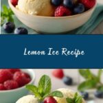 Lemon Ice Recipe