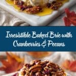 Baked Brie with Cranberries and Pecans Recipe