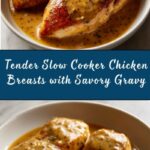 Slow Cooker Chicken Breasts with Gravy Recipe