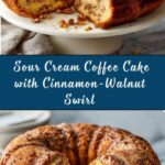 Sour Cream Coffee Cake with Cinnamon-Walnut Swirl Recipe