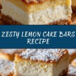 Lemon Cake Bars Recipe