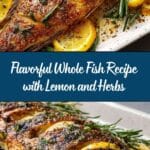 How To Cook A Whole Fish Recipe