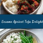 Sesame Apricot Tofu Recipe