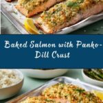 Baked Salmon with Panko-Dill Crust Recipe
