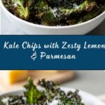 Crispy Kale Chips with Lemon and Parmesan Recipe