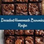 Homemade Brownies Recipe
