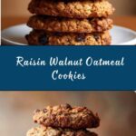 Raisin Walnut Oatmeal Cookies Recipe