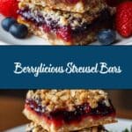 Healthy Berry Streusel Bars Recipe