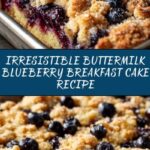 Buttermilk Blueberry Breakfast Cake Recipe