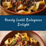 Lentil Bolognese Recipe