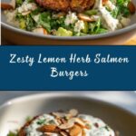 Lemon Herb Salmon Burgers Recipe