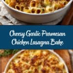 Garlic Parmesan Chicken Lasagna Bake Recipe