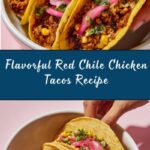 Red Chile Chicken Tacos with Creamy Corn Recipe