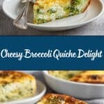 Crustless Broccoli Quiche Recipe