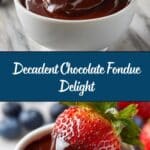 Easy Chocolate Fondue Recipe