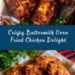 Buttermilk Oven Fried Chicken Recipe