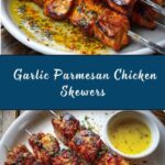 Garlic Parmesan Chicken Skewers Recipe
